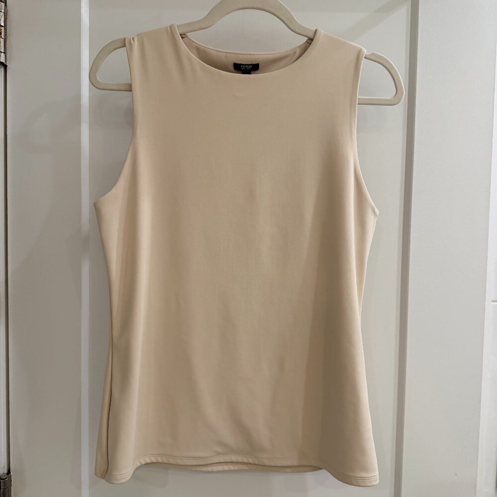 Body Contour Stretch Cotton Tank - Picture 2 of 5